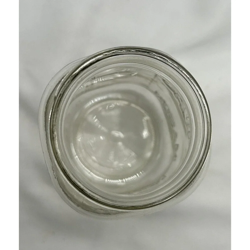Vintage‎ Atlas Mason Jar No Lid Hazel Atlas 20 Oz Marking on Bottom 4 Clear